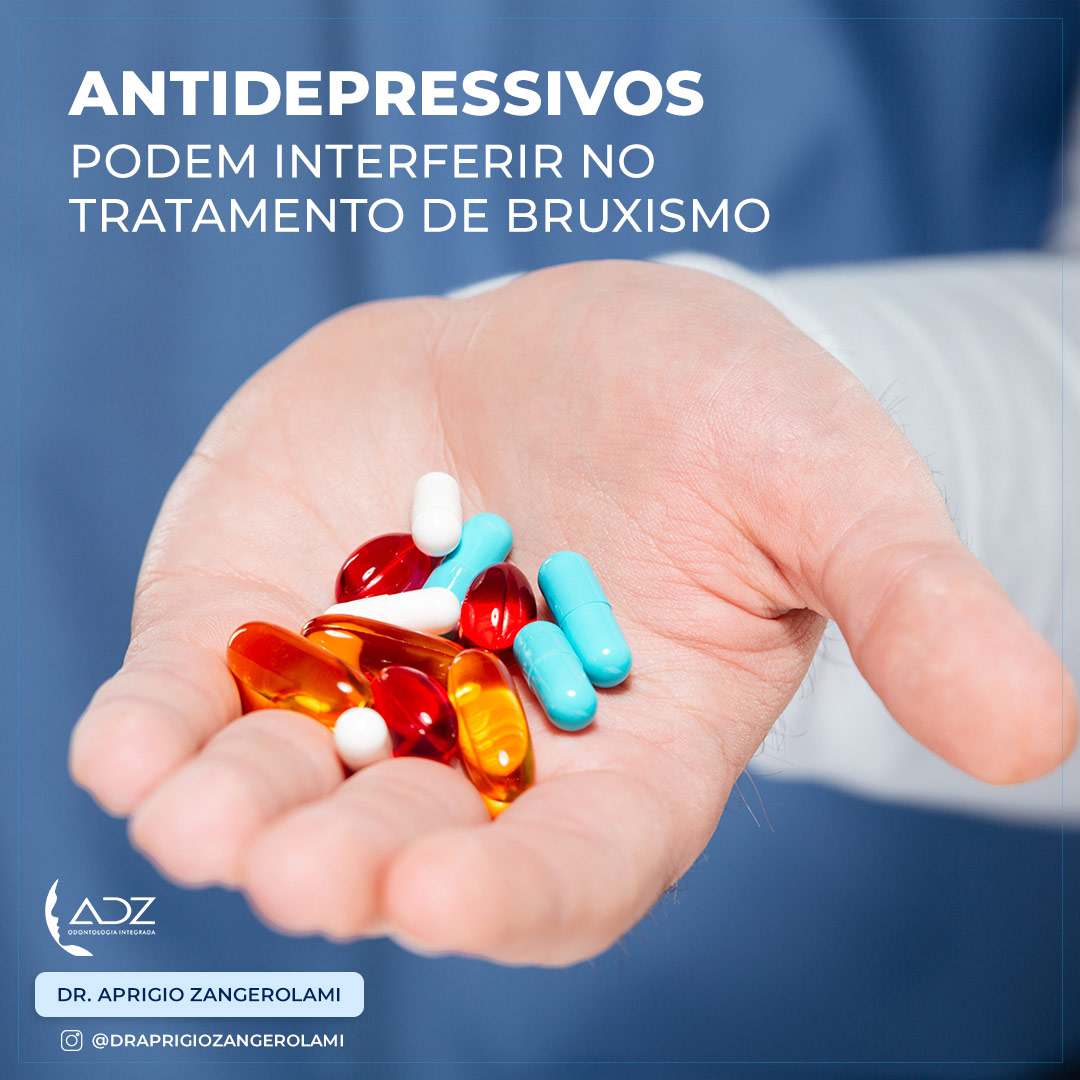 Antidepressivos podem interferir no tratamento de bruxismo