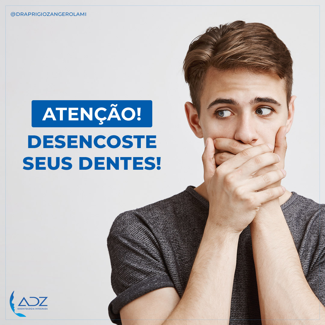 Desencoste seus dentes