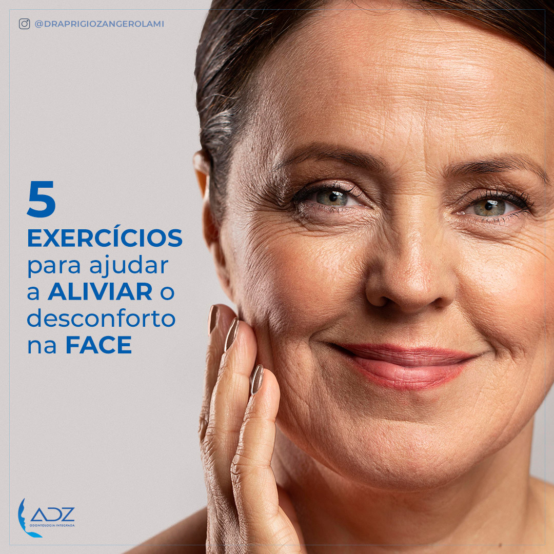 5 exercícios para ajudar a aliviar o desconforto na face