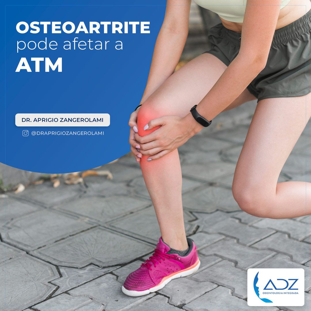 Osteoartrite pode afetar a ATM