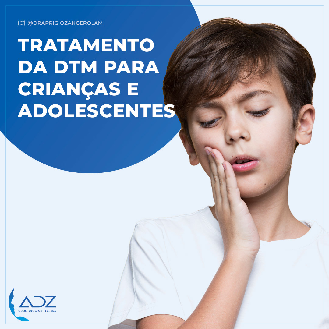 Tratamento da DTM para crianças e adolescentes